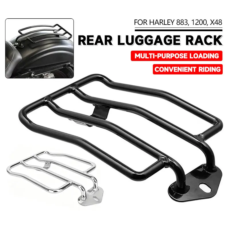 New Motorcycle Rear Fender Luggage Rack Support Shelf Solo Seat For Harley Sportster Iron XL 883 1200 2004-2021
New Motorcycle Rear Fender Luggage Rack Support Shelf Solo Seat For Harley Sportster Iron XL 883 1200 2004-2021