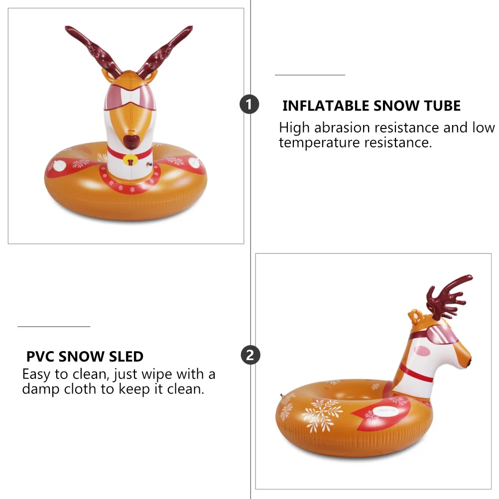 1 шт. надувные снежные трубки из ПВХ в форме оленя, уличные зимние сани, прочные, износостойкие, легко чистящиеся для детей, любителей льда
1 шт. надувные снежные трубки из ПВХ в форме оленя, уличные зимние сани, прочные, износостойкие, легко чистящиеся для детей, любителей льда