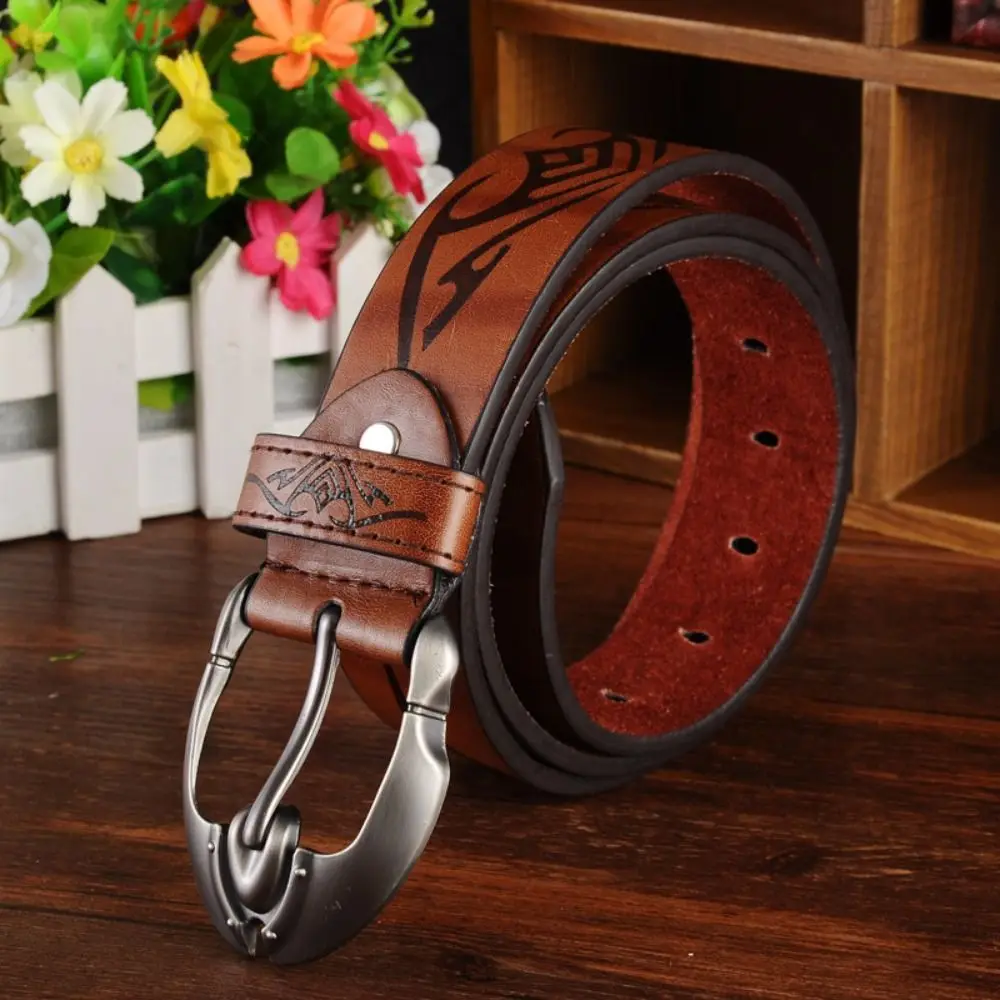 Fashion Luxury Design Men's Leather Belt Trendy Brand Casual Alloy Pin Buckle Waistband Versatile Business Casual Belt
Fashion Luxury Design Men's Leather Belt Trendy Brand Casual Alloy Pin Buckle Waistband Versatile Business Casual Belt