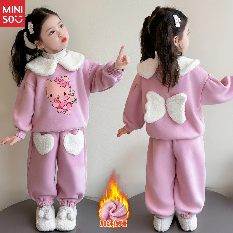 2025 Girls Fleece Set Winter New Wing Design Thickened Hoodie Two Piece
2025 Girls Fleece Set Winter New Wing Design Thickened Hoodie Two Piece