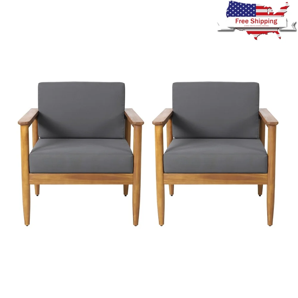 Teak Acacia Wood Outdoor Club Chairs Set with Water Resistant Cushions Patio Garden Lounge Furniture Assembly Required
Teak Acacia Wood Outdoor Club Chairs Set with Water Resistant Cushions Patio Garden Lounge Furniture Assembly Required