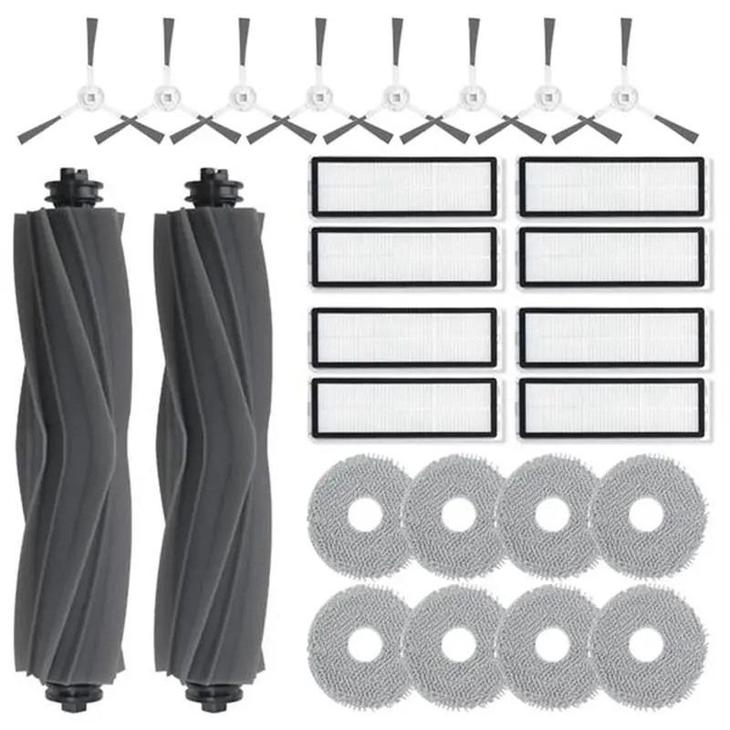 AEE6-For Dreame L20 Ultra/X20 Pro Robot Vacuum Parts Main Side Brush HEPA Filter Mop Pad Spare Accessories
AEE6-For Dreame L20 Ultra/X20 Pro Robot Vacuum Parts Main Side Brush HEPA Filter Mop Pad Spare Accessories
