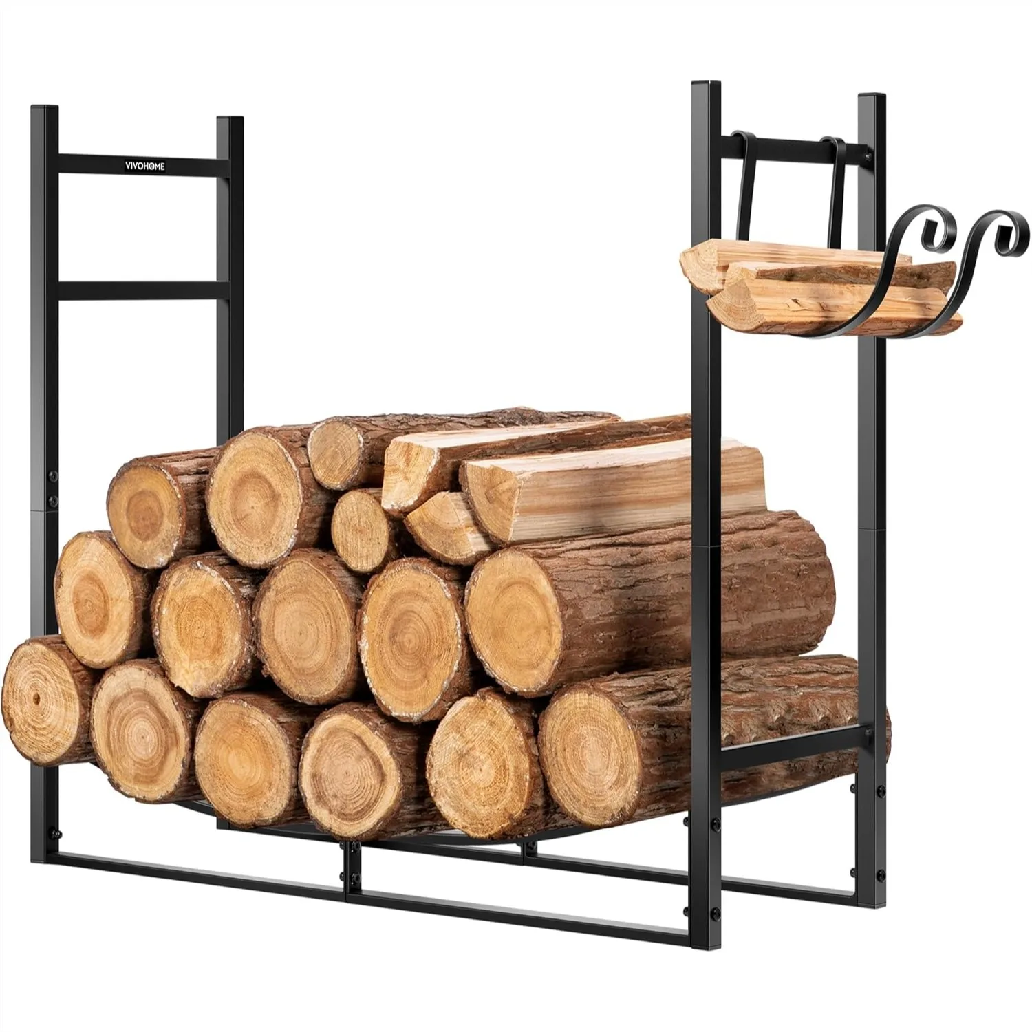 Heavy Duty Firewood Log Rack 3ft with Kindling Holder, Indoor Outdoor Storage for Fireplace
Heavy Duty Firewood Log Rack 3ft with Kindling Holder, Indoor Outdoor Storage for Fireplace