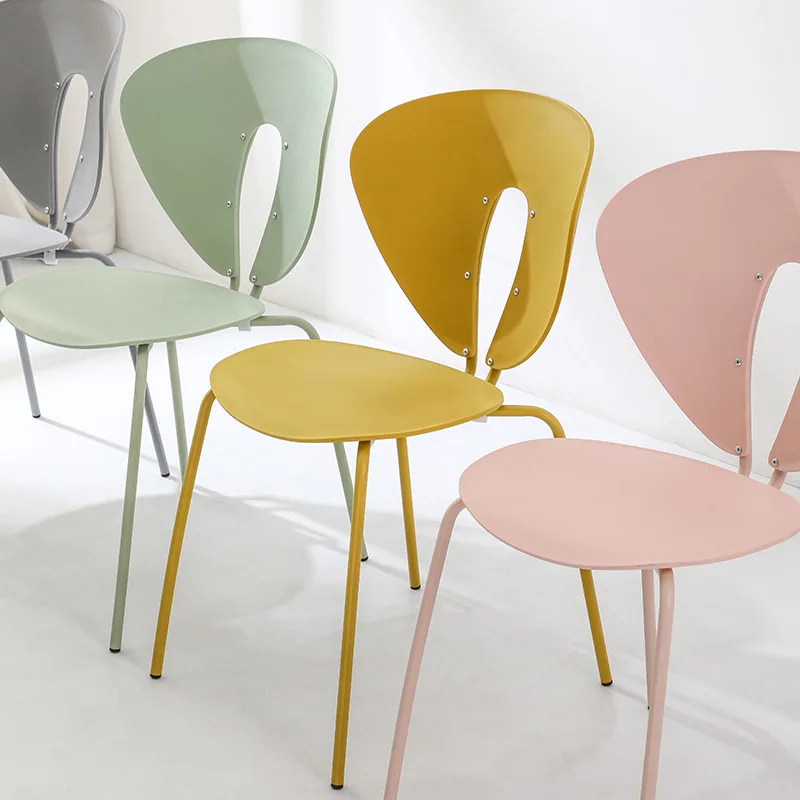 Plastic Home Dining Chair Light Luxury Advanced Design Backrest Leisure Chair Commercial Dining Table and Chair
Plastic Home Dining Chair Light Luxury Advanced Design Backrest Leisure Chair Commercial Dining Table and Chair