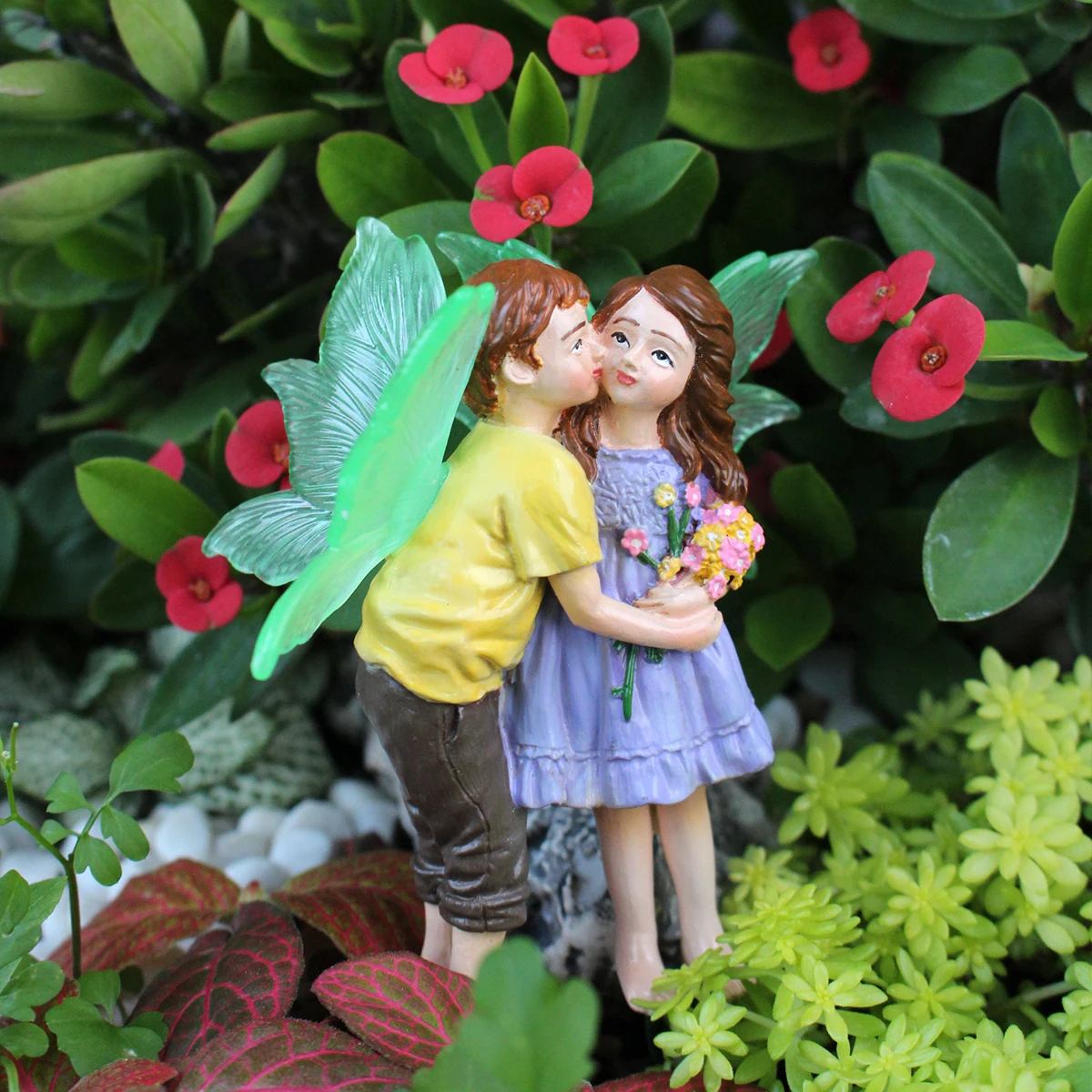 1PC/Face kissed Male and Female Flower Fairy - Outdoor Garden Decoration - Fluorescent Wings - Romantic Love Symbol
1PC/Face kissed Male and Female Flower Fairy - Outdoor Garden Decoration - Fluorescent Wings - Romantic Love Symbol