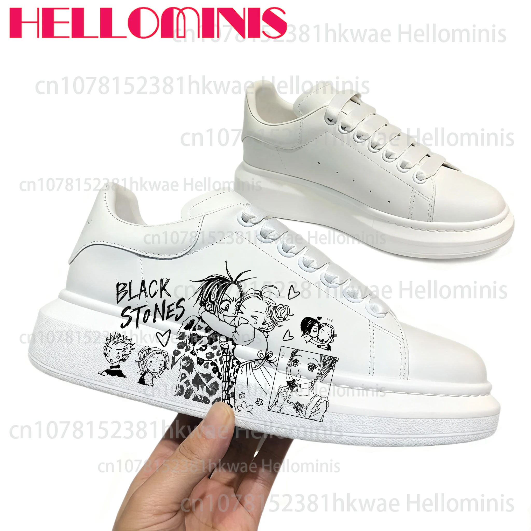 Nana Youth Adult White Shoes Man Woman Popular Anime Printing Lightweight Breathable Wear Resistant Shoes Gift 2026
Nana Youth Adult White Shoes Man Woman Popular Anime Printing Lightweight Breathable Wear Resistant Shoes Gift 2026