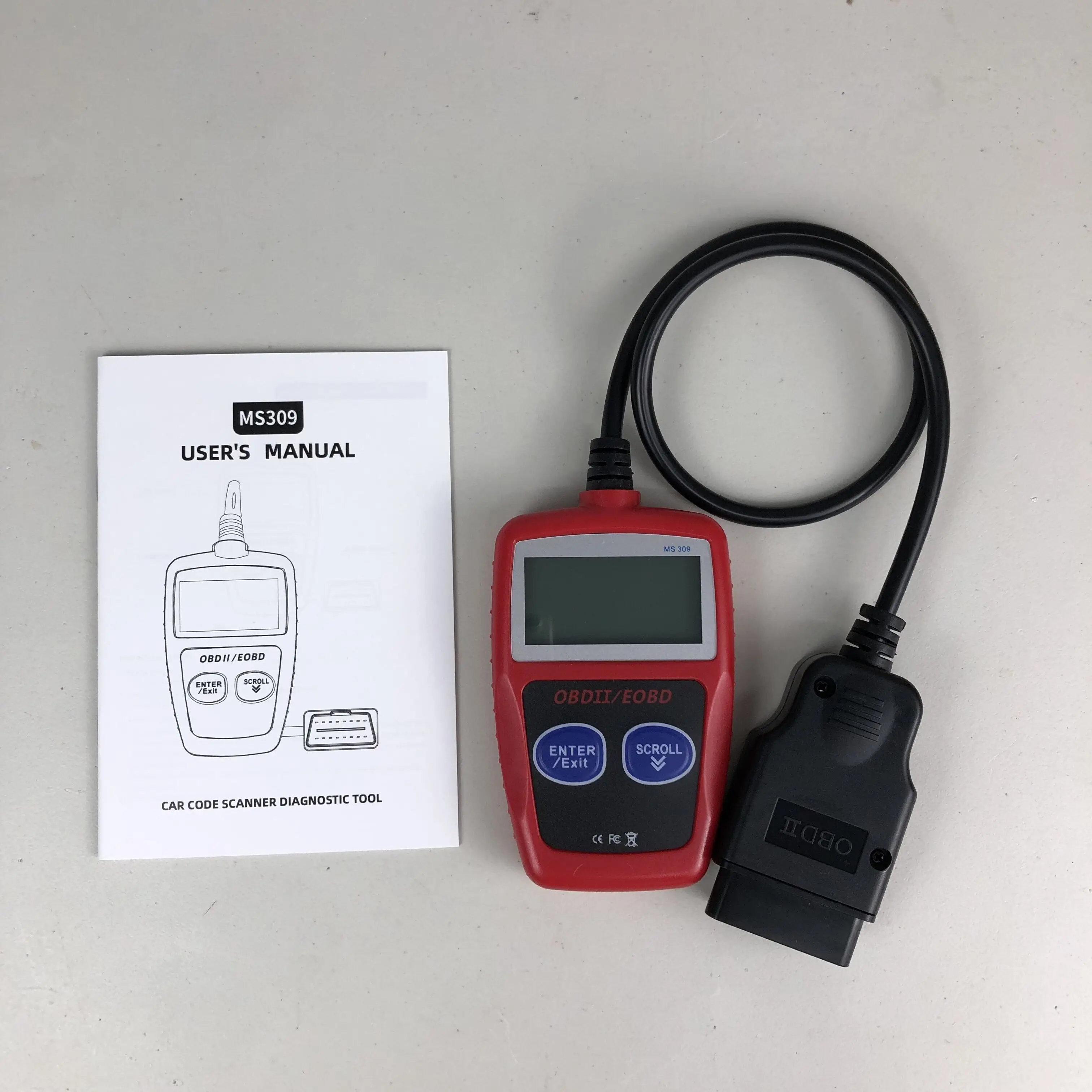 OBD2 Scanner MS309 Universal Car Engine Fault Code Reader Check Engine Light Emission Monitor Status OBDII CAN Diagnostic tool
OBD2 Scanner MS309 Universal Car Engine Fault Code Reader Check Engine Light Emission Monitor Status OBDII CAN Diagnostic tool