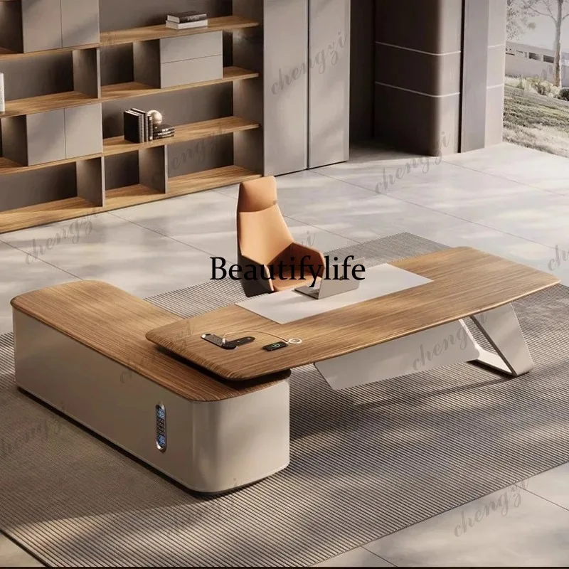 L181 Multi functional modern Computer desk Chairman Manager office table High end luxury elegant escritorios de computadora
L181 Multi functional modern Computer desk Chairman Manager office table High end luxury elegant escritorios de computadora