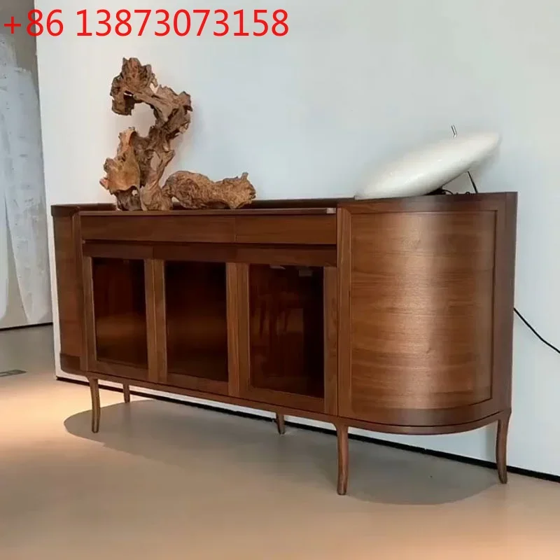 Italian Minimalist North American Black Walnut Side Cabinet Modern Simple Solid Wood Tea Cabinet Locker
Italian Minimalist North American Black Walnut Side Cabinet Modern Simple Solid Wood Tea Cabinet Locker