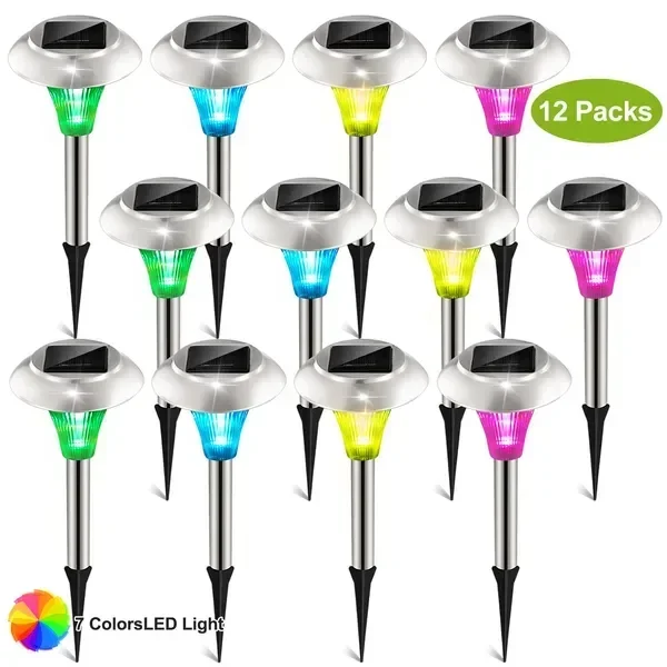 12Packs Solar Garden Lights Outdoor IP44 Waterproof Solar Pathway Lights Color Changing Landscape Lamps
12Packs Solar Garden Lights Outdoor IP44 Waterproof Solar Pathway Lights Color Changing Landscape Lamps