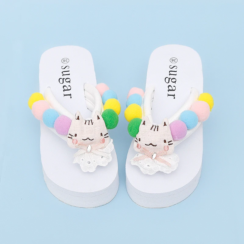 Bowknot Summer Beach Flip-flops Beautiful Lace Flowers Handmade Platform Shoes Wedge Heel Confortabel Women Slipper Sandals
Bowknot Summer Beach Flip-flops Beautiful Lace Flowers Handmade Platform Shoes Wedge Heel Confortabel Women Slipper Sandals