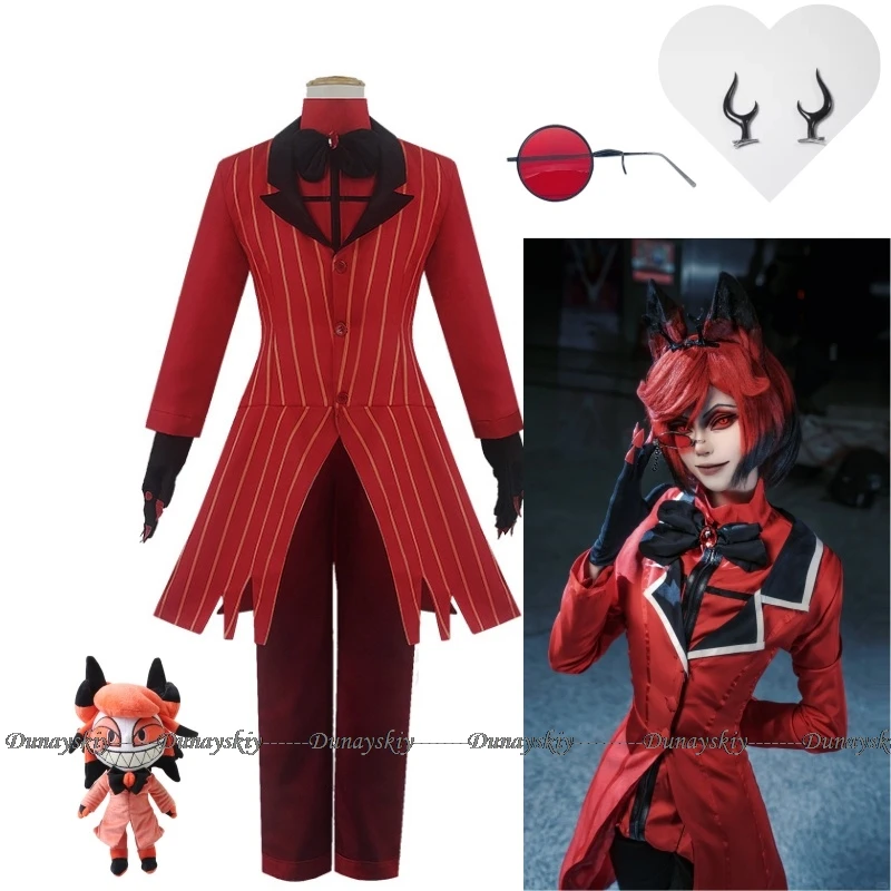 Костюм ALASTOR для взрослых с одиночными очками, Мужская одежда для косплея и карнавала для женщин, костюмы на Хэллоуин для женщин и девочек, пикантные костюмы для детей и взрослых
Костюм ALASTOR для взрослых с одиночными очками, Мужская одежда для косплея и карнавала для женщин, костюмы на Хэллоуин для женщин и девочек, пикантные костюмы для детей и взрослых