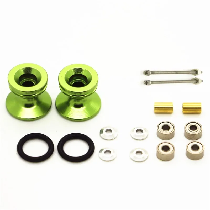 Double Aluminum Rollers w/Rubber Rings (13-12mm) Custom Parts For Tamiya Mini 4WD Double Aluminum Rollers 15418
Double Aluminum Rollers w/Rubber Rings (13-12mm) Custom Parts For Tamiya Mini 4WD Double Aluminum Rollers 15418