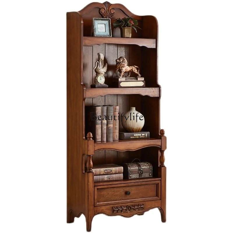 American solid wood bookcase Small apartment bookshelf Multi-layer storage cabinet Locker
American solid wood bookcase Small apartment bookshelf Multi-layer storage cabinet Locker