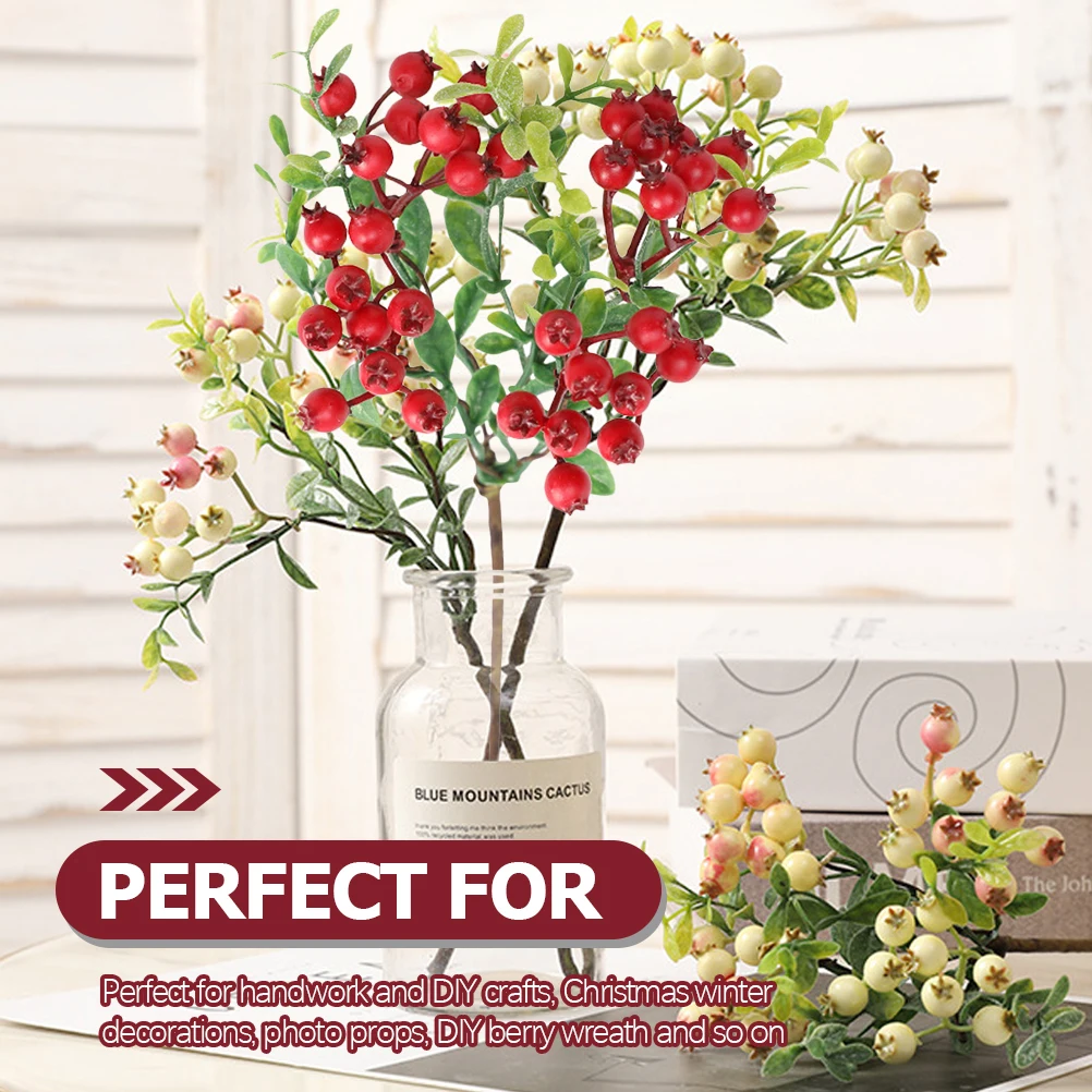 2pcs Christmas Berry Stems Red Artificial Holly Berries Branches Decoration For Wreath Garland Tree Diy Crafts Xmas Decor
2pcs Christmas Berry Stems Red Artificial Holly Berries Branches Decoration For Wreath Garland Tree Diy Crafts Xmas Decor