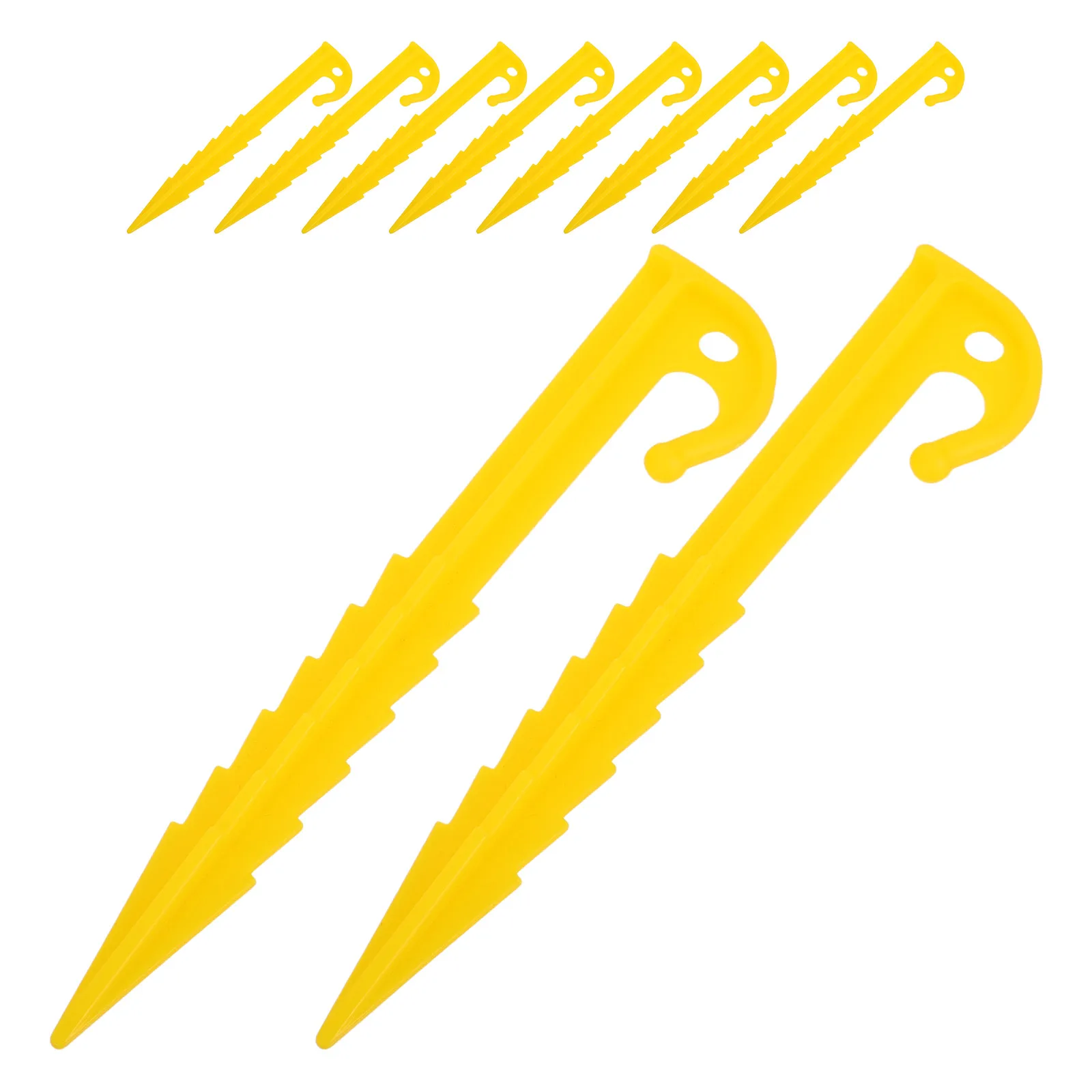 10pcs 14.6cm Plastic Tent Pegs Steel Pegs Camping Stakes Heavy Duty Serrated Windproof Tent Accessories Outdoor Gear
10pcs 14.6cm Plastic Tent Pegs Steel Pegs Camping Stakes Heavy Duty Serrated Windproof Tent Accessories Outdoor Gear
