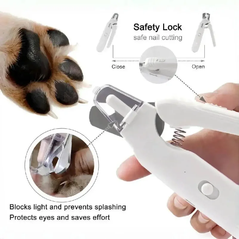 Pet Nail Clippers, Quiet Pet Nail Grinder with 2 LED Lights for Large Medium Small Puppy Dogs and Cats, Pet Nail Grooming Tool
Pet Nail Clippers, Quiet Pet Nail Grinder with 2 LED Lights for Large Medium Small Puppy Dogs and Cats, Pet Nail Grooming Tool