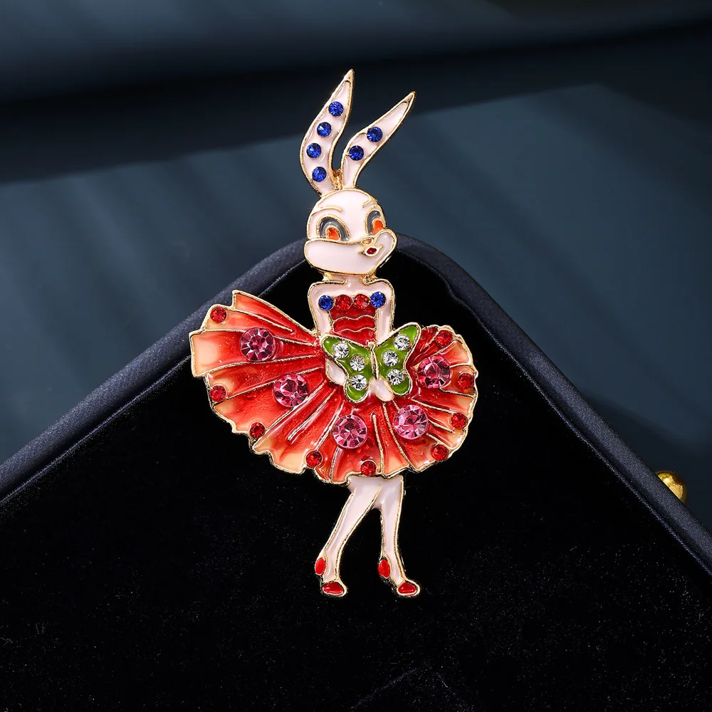 Lovely Dancing Bunny Enamel Pin Fashion Animal Brooch Elegant Alloy Lapel Pin Clothing Bag Decor Gifts for Women
Lovely Dancing Bunny Enamel Pin Fashion Animal Brooch Elegant Alloy Lapel Pin Clothing Bag Decor Gifts for Women