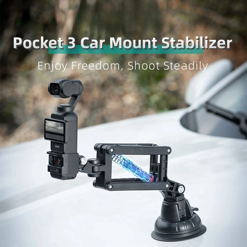 Крепление-стабилизатор для DJI Pocket 3/Action 5 Pro/Insta360 X5 X4 GO3S/Gopro 13, кронштейн с присоской для оси Z, амортизатор
Крепление-стабилизатор для DJI Pocket 3/Action 5 Pro/Insta360 X5 X4 GO3S/Gopro 13, кронштейн с присоской для оси Z, амортизатор