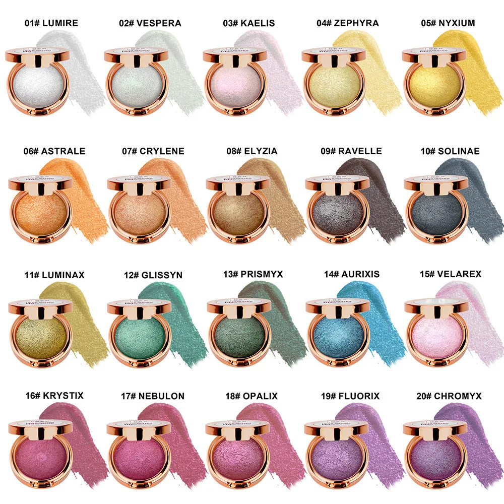 20-цветный хайлайтер под частной торговой маркой, 7,5 г, индивидуальный логотип, осветляющий тонкий мерцающий перламутровый хайлайтер, водостойкий стойкий макияж
20-цветный хайлайтер под частной торговой маркой, 7,5 г, индивидуальный логотип, осветляющий тонкий мерцающий перламутровый хайлайтер, водостойкий стойкий макияж
