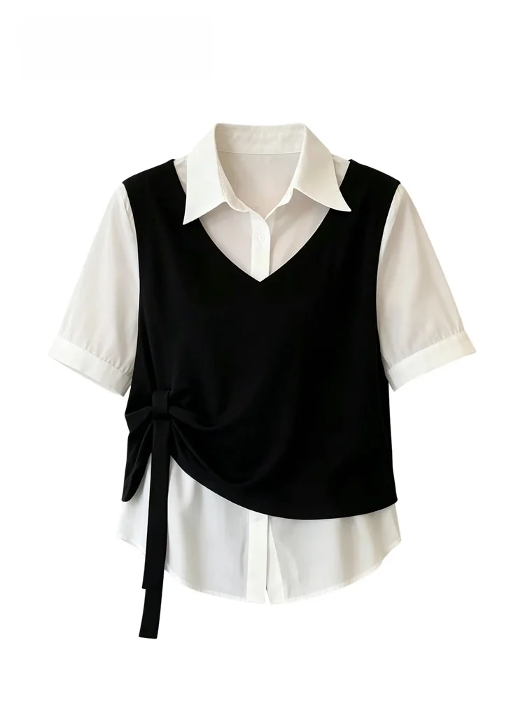 CaraCLUB plus Size Women's Shirt Short Sleeve Collar Breathable Cotton Summer Fashion Casual Wear for Plump Sister
CaraCLUB plus Size Women's Shirt Short Sleeve Collar Breathable Cotton Summer Fashion Casual Wear for Plump Sister