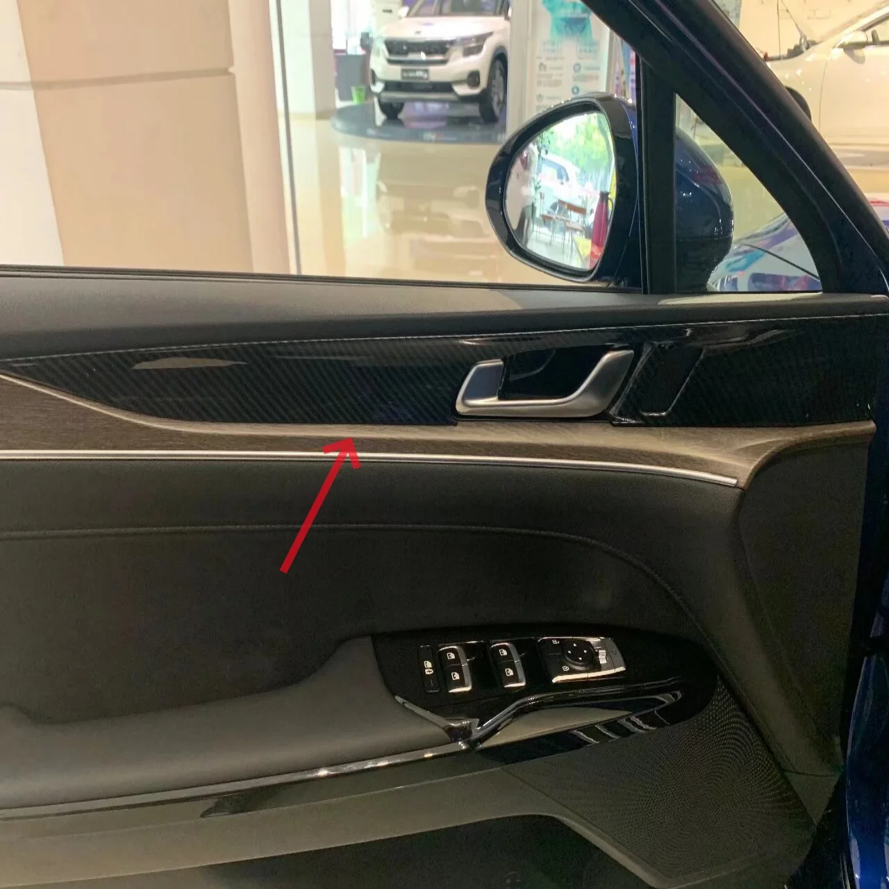 For Kia K5 Optima (DL3) 2020 -2023 Carbon Fiber Style Inner Door Handle Cover Catch Bowl Trim Insert Bezel Frame Garnish
For Kia K5 Optima (DL3) 2020 -2023 Carbon Fiber Style Inner Door Handle Cover Catch Bowl Trim Insert Bezel Frame Garnish