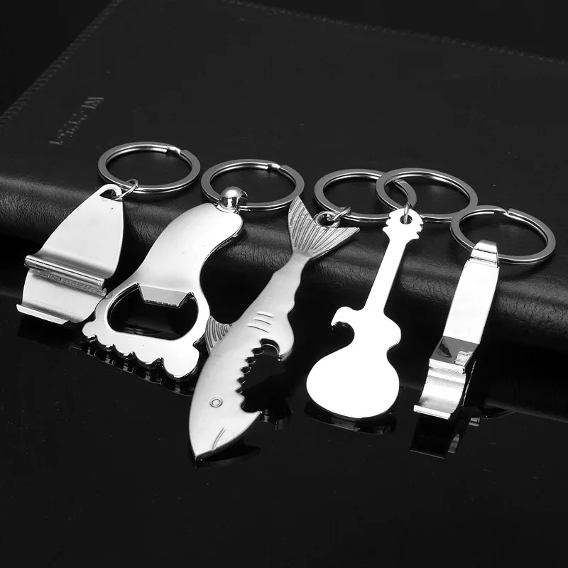1PC Shark Shaped Bottle Opener Keychain shaped zinc alloy Silver Color Key Ring Beer Bottle Opener Unique Creative Gift Bar Tool
1PC Shark Shaped Bottle Opener Keychain shaped zinc alloy Silver Color Key Ring Beer Bottle Opener Unique Creative Gift Bar Tool