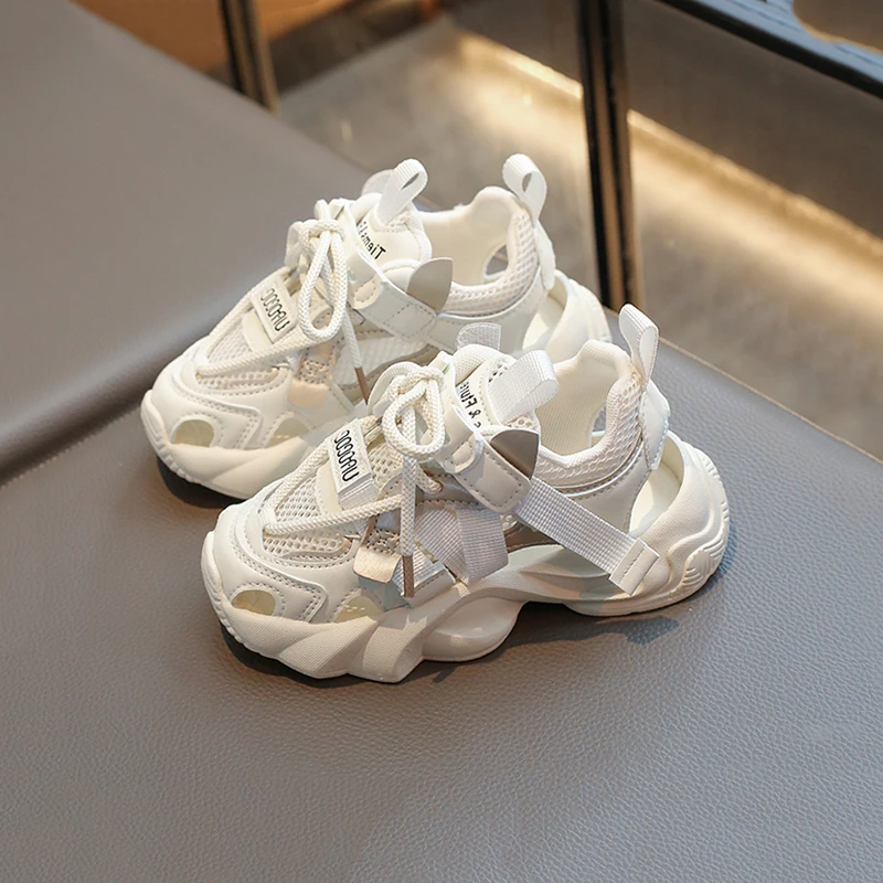 Children Mesh Breathable Sport Shoes Unisex TPR Casual Chunky Sneakers Toddler Boys Girls Tennis Kids Shoes 7-16 Years Summer
Children Mesh Breathable Sport Shoes Unisex TPR Casual Chunky Sneakers Toddler Boys Girls Tennis Kids Shoes 7-16 Years Summer