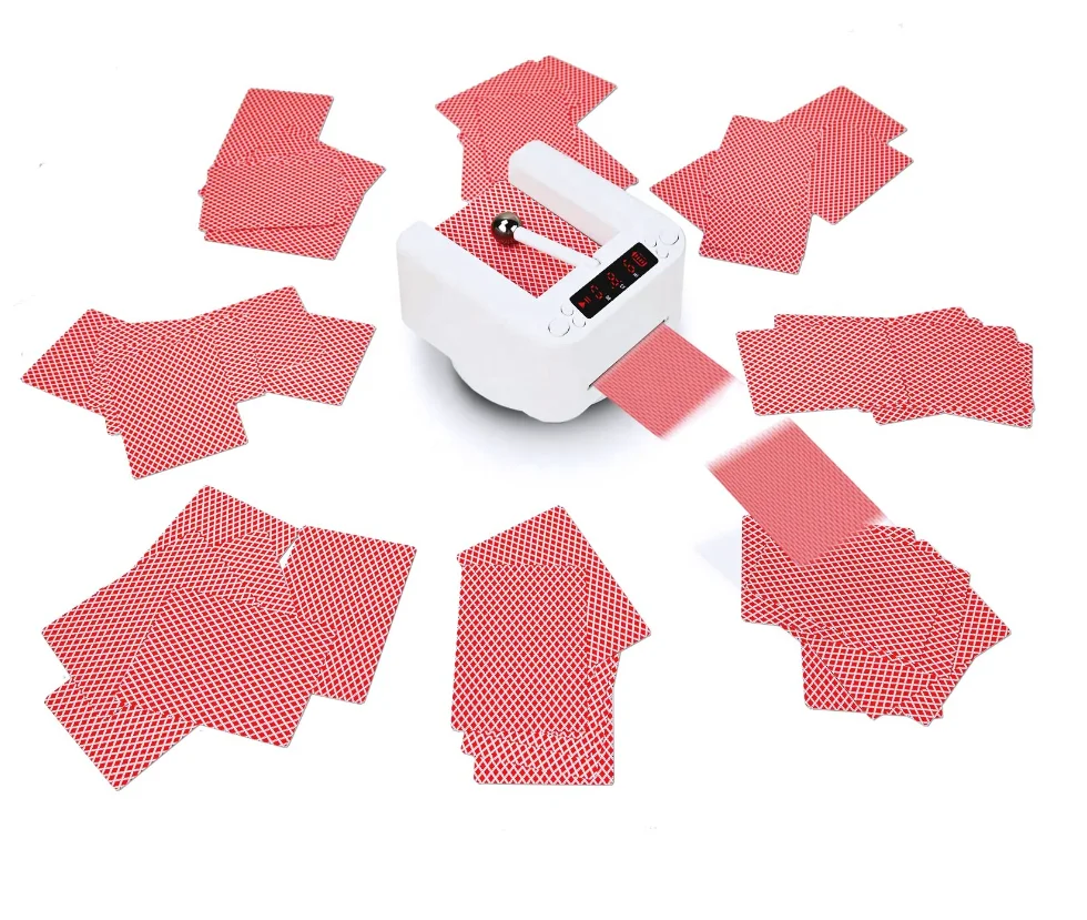 2023 Новый продукт Высокоскоростное оформление карт Maximun 8 4 6Player Type-C Автоматическая машина для дилера карт
2023 Новый продукт Высокоскоростное оформление карт Maximun 8 4 6Player Type-C Автоматическая машина для дилера карт