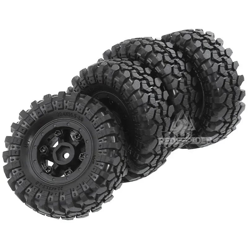 4pcs 1.0'' Crawler Tires and Plastic Beadlock Wheels for 1/24 RC Crawler Axial SCX24 90081 AXI00001 FCX24
4pcs 1.0'' Crawler Tires and Plastic Beadlock Wheels for 1/24 RC Crawler Axial SCX24 90081 AXI00001 FCX24