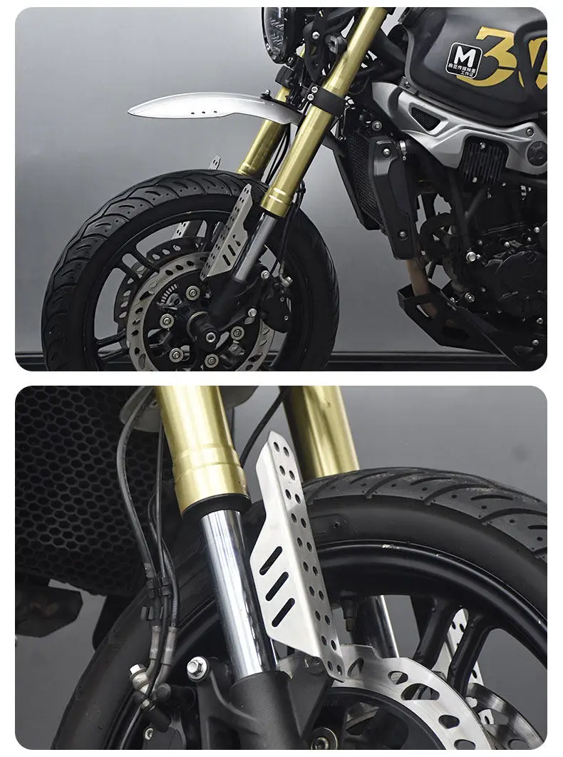 For Voge 300AC Retro Front Shock Absorber Guard Stainless Steel Front Fork Protector Decor Cover Direct Fit Accessories
For Voge 300AC Retro Front Shock Absorber Guard Stainless Steel Front Fork Protector Decor Cover Direct Fit Accessories