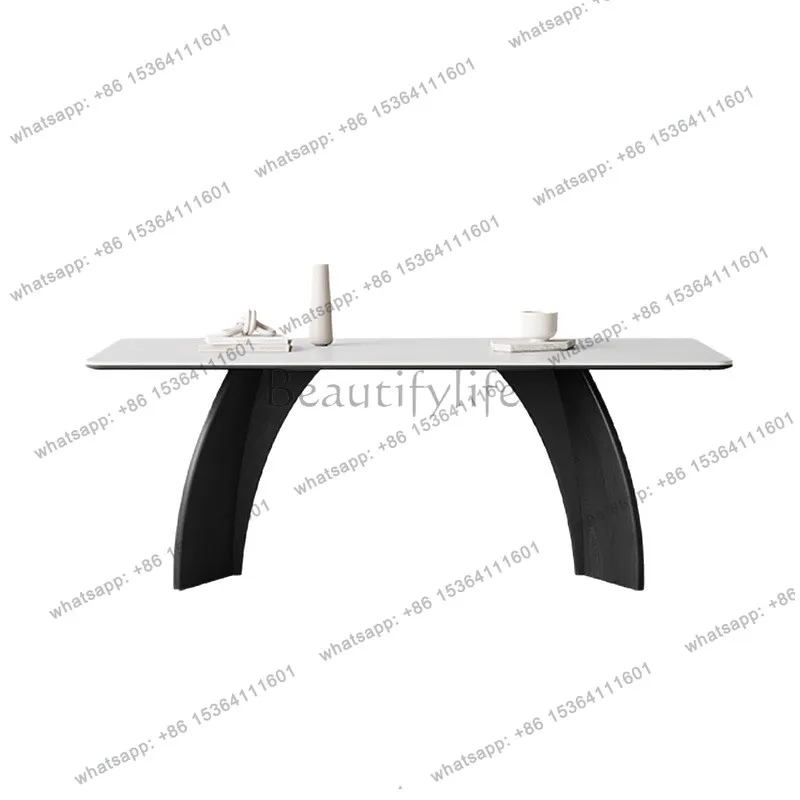 Medieval style retro solid wood dining table modern simple small apartment slate rectangular dining table
Medieval style retro solid wood dining table modern simple small apartment slate rectangular dining table