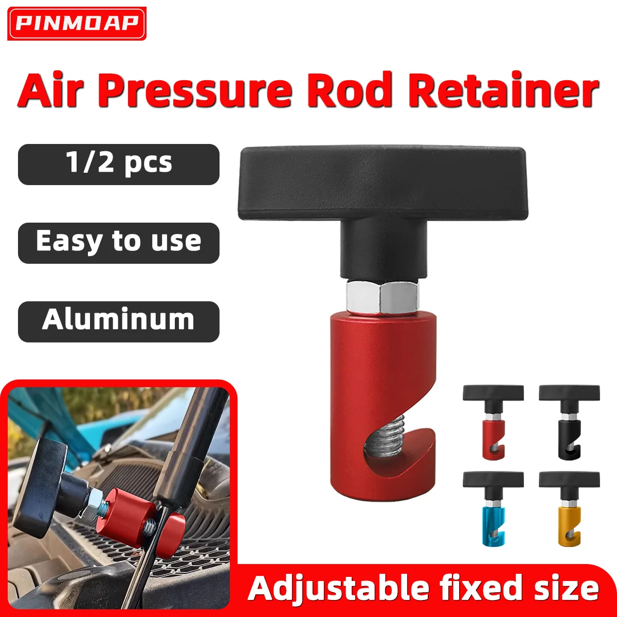 PINMOAP Car Engine Hood Support Rod Fixing Clip Engine Hood Tailgate Anti Slip Safety Bracket Gas Spring Lock Clip Support Tool
PINMOAP Car Engine Hood Support Rod Fixing Clip Engine Hood Tailgate Anti Slip Safety Bracket Gas Spring Lock Clip Support Tool