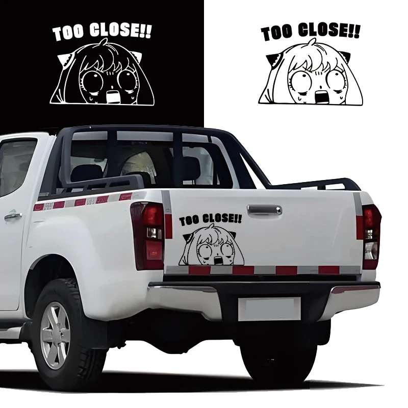 Cartoon Anime "Too Close!" Girl Car Sticker Decal for Bumper Window Windshield Tailgate Auto Vehicle Vinyl Decor
Cartoon Anime "Too Close!" Girl Car Sticker Decal for Bumper Window Windshield Tailgate Auto Vehicle Vinyl Decor