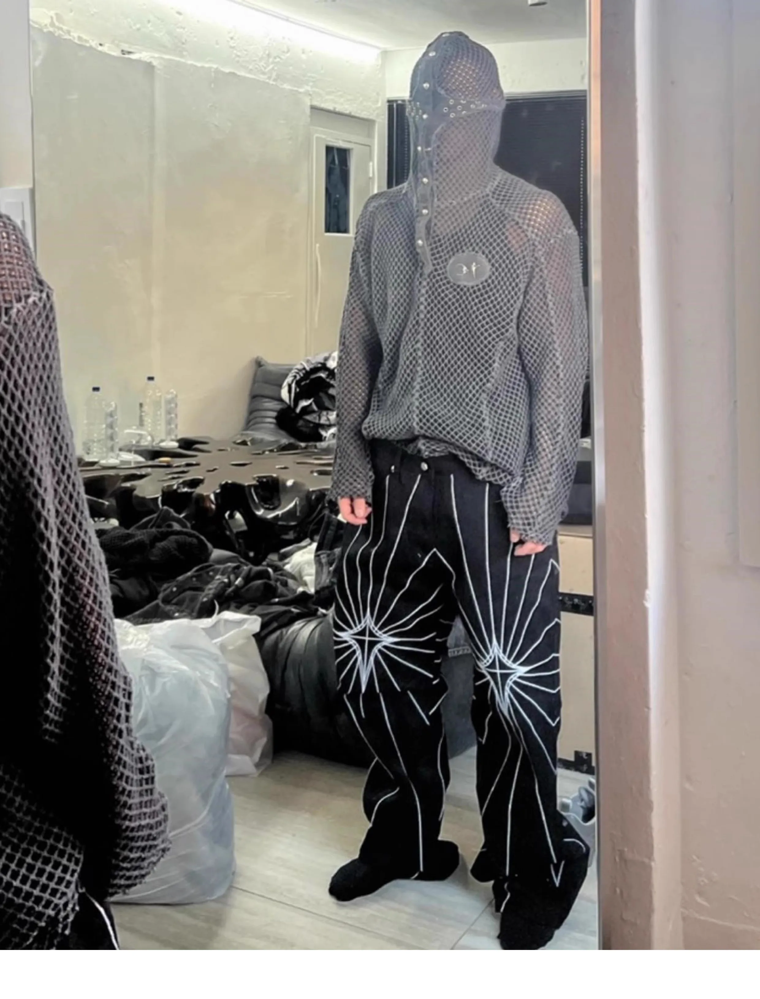 2024 Thug Club American High Street Loose Jean Men's Embroidered Wide Leg Pants KZ1021
2024 Thug Club American High Street Loose Jean Men's Embroidered Wide Leg Pants KZ1021