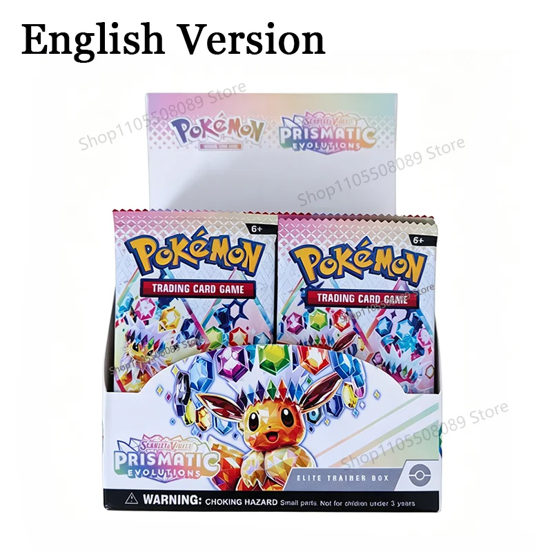 360Pcs Pokemon Card Prismatic Evolutions SCARLET VIOLE English Version Pokemon Booster Battle Transaction Card
360Pcs Pokemon Card Prismatic Evolutions SCARLET VIOLE English Version Pokemon Booster Battle Transaction Card
