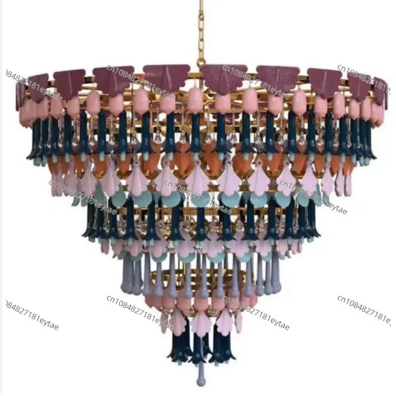 Color Ceramic Dining Room Chandelier Living Room Children's Bedroom Research Designer Creative Lighting Custom Lamp
Color Ceramic Dining Room Chandelier Living Room Children's Bedroom Research Designer Creative Lighting Custom Lamp