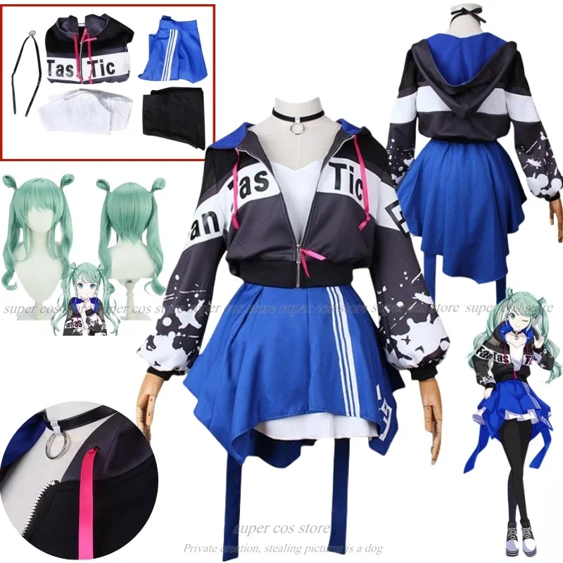 Project Sekai Colorful Stage Feat Vivid Bad Squad Miku Outfits Project Diva Cosplay Woman Sportswear Skirt Halloween Party Wig
Project Sekai Colorful Stage Feat Vivid Bad Squad Miku Outfits Project Diva Cosplay Woman Sportswear Skirt Halloween Party Wig
