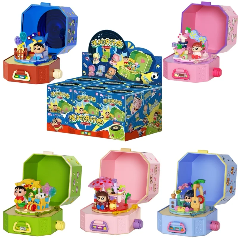 AREAX Anime Crayon Shin chan Party March Record Player Assemble Series Blind Box Assembling Building Blocks Desktop Decoration
AREAX Anime Crayon Shin chan Party March Record Player Assemble Series Blind Box Assembling Building Blocks Desktop Decoration