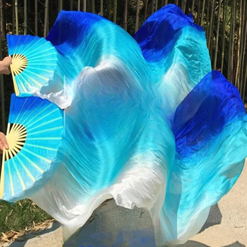 Wholesale Hand Made Belly Dance Worship Art Silk Bamboo Dance Long Fans Veils Gradient Horizontal Vertical 120cm 150cm 180cm
Wholesale Hand Made Belly Dance Worship Art Silk Bamboo Dance Long Fans Veils Gradient Horizontal Vertical 120cm 150cm 180cm