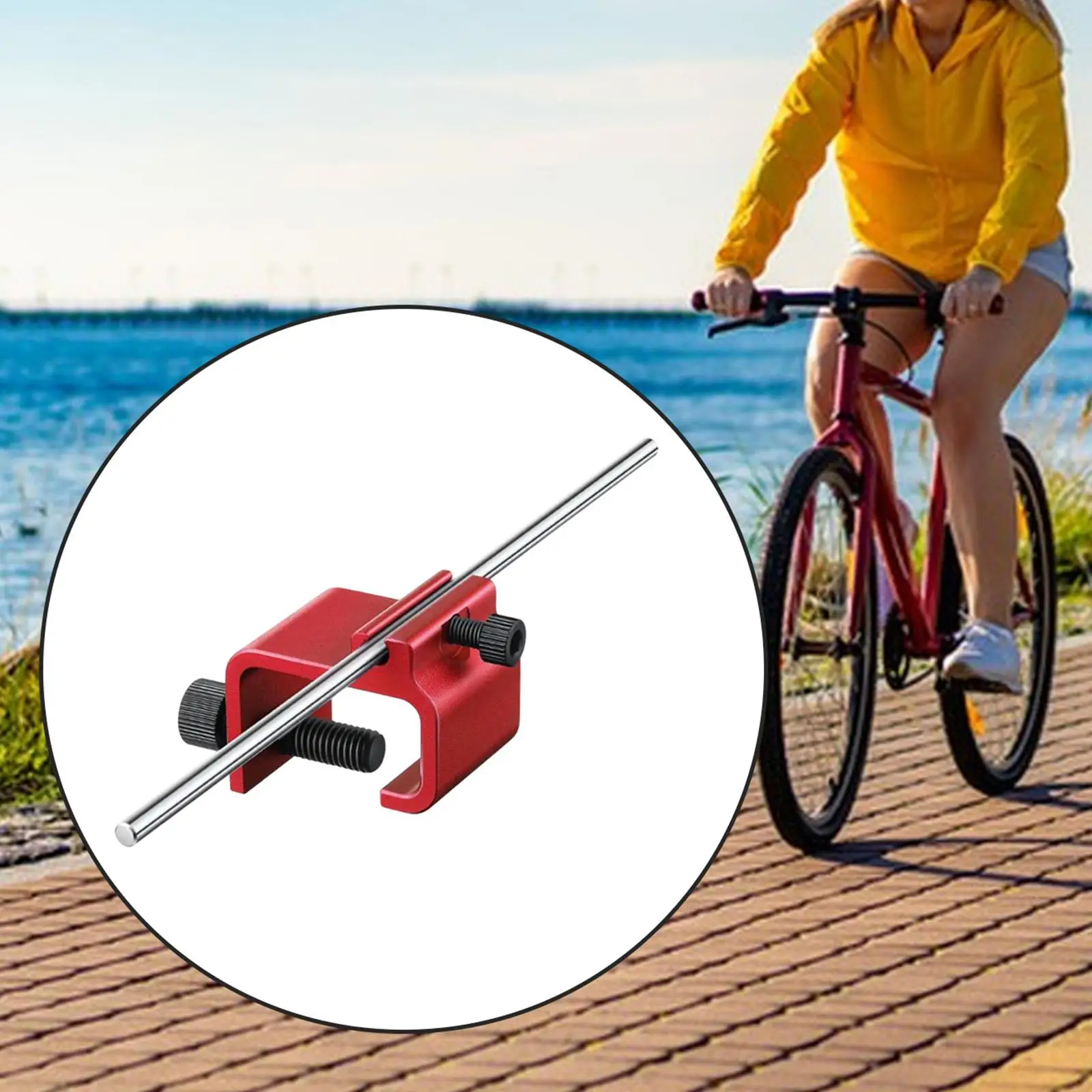 Steel Motorcycle Chain Alignment Tool Fast Sprocket Adjustment Repair Device for ATV All Terrain Street Sports Motorcycles
Steel Motorcycle Chain Alignment Tool Fast Sprocket Adjustment Repair Device for ATV All Terrain Street Sports Motorcycles