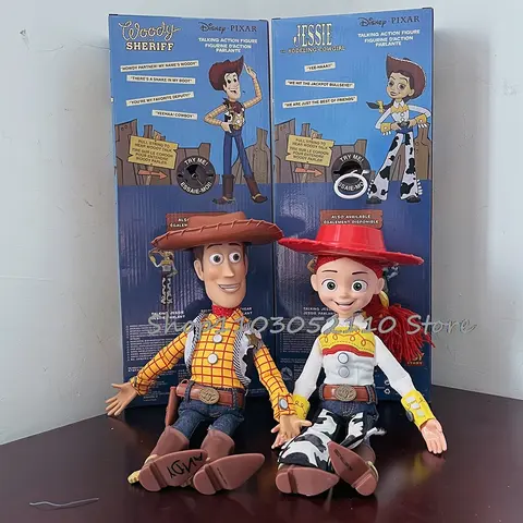 Toy Story 4 Talking Woody Jessie Action Figure Sing Soft Cute  Anime Figure Decoration Birthday Model Gift Toys