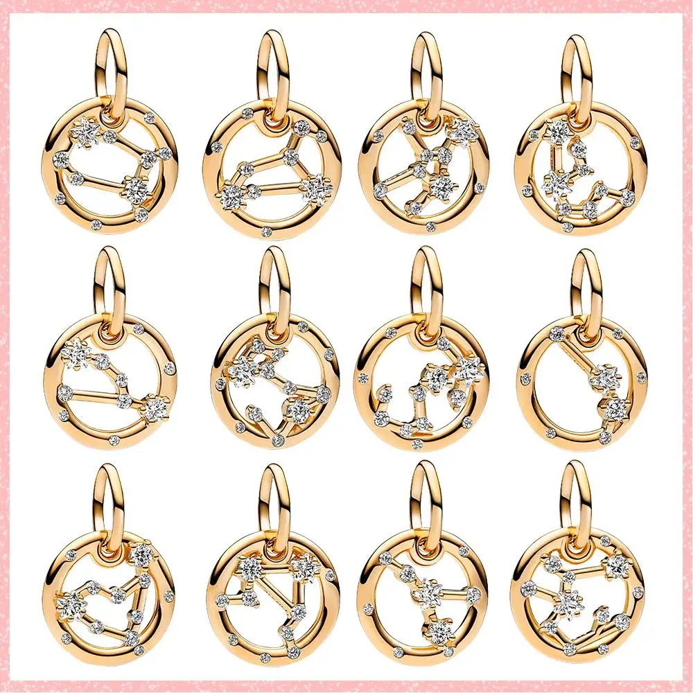 Original Round-shape 12 Zodiac Zodiac Pendant fit Necklace Accessories Decoration for women Fashion Jewelry Birthday Gifts Gold
Original Round-shape 12 Zodiac Zodiac Pendant fit Necklace Accessories Decoration for women Fashion Jewelry Birthday Gifts Gold