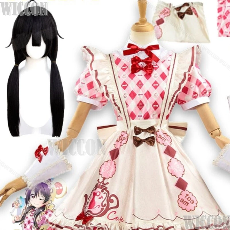 Lovelive Nico Yazawa Kotori Minami Lolita Party Kawaii Sonoda pink Maid Dress Alice Wonderland Arcade Cosplay Navidad Carnaval
Lovelive Nico Yazawa Kotori Minami Lolita Party Kawaii Sonoda pink Maid Dress Alice Wonderland Arcade Cosplay Navidad Carnaval