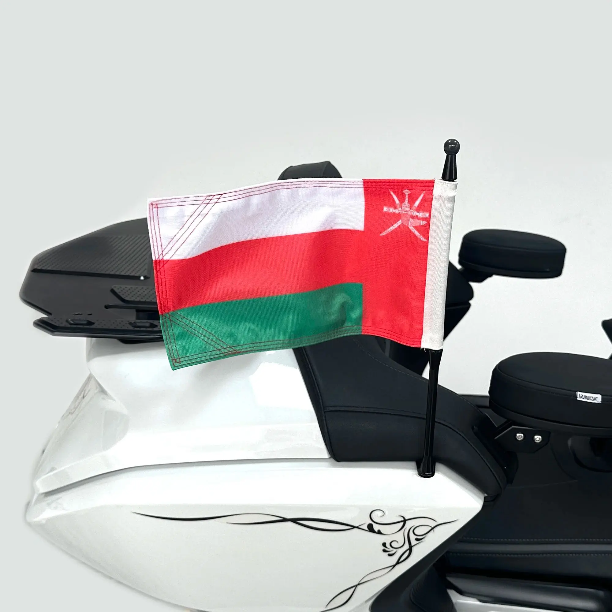 Panical Oman Passenger Rear Trunk Flag Set Flagpole Kit For Honda Gold Wing Tour GL1800 2018-2025 Motorcycle Black
Panical Oman Passenger Rear Trunk Flag Set Flagpole Kit For Honda Gold Wing Tour GL1800 2018-2025 Motorcycle Black