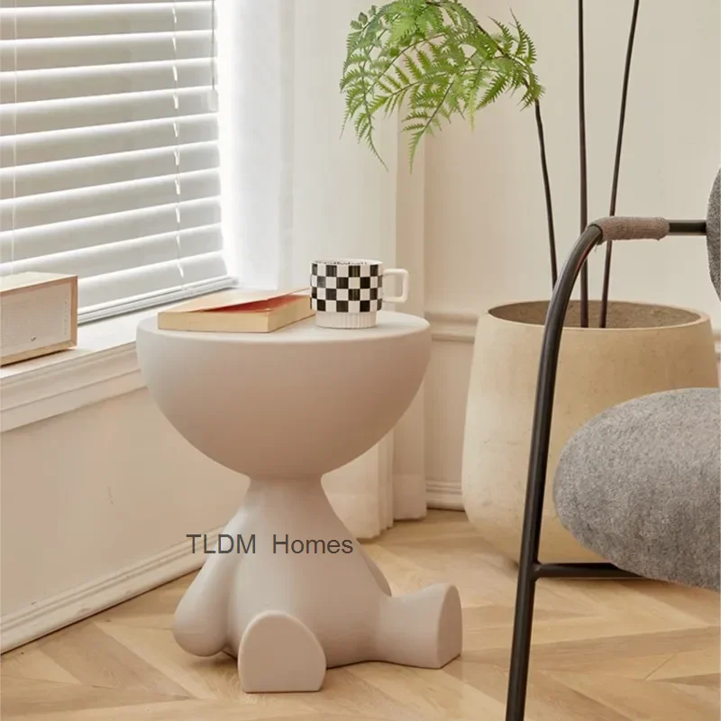 Side Table Cream Style Small Flat Coffee Table Small Home Sofa Side Table Bedroom Plastic Beside Sofa Home Decor New 
Side Table Cream Style Small Flat Coffee Table Small Home Sofa Side Table Bedroom Plastic Beside Sofa Home Decor New