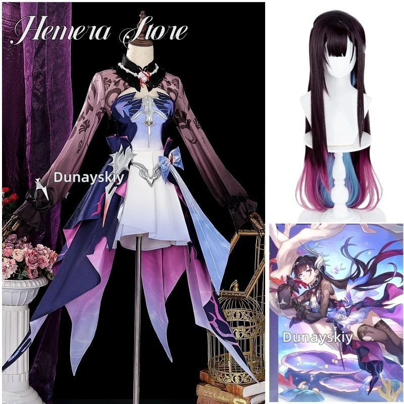 Helektra Косплей Игра Honkai: Star Rail Косплей Костюм Helektra Парик Полный комплект Женские костюмы для ролевых игр на Хэллоуин
Helektra Косплей Игра Honkai: Star Rail Косплей Костюм Helektra Парик Полный комплект Женские костюмы для ролевых игр на Хэллоуин