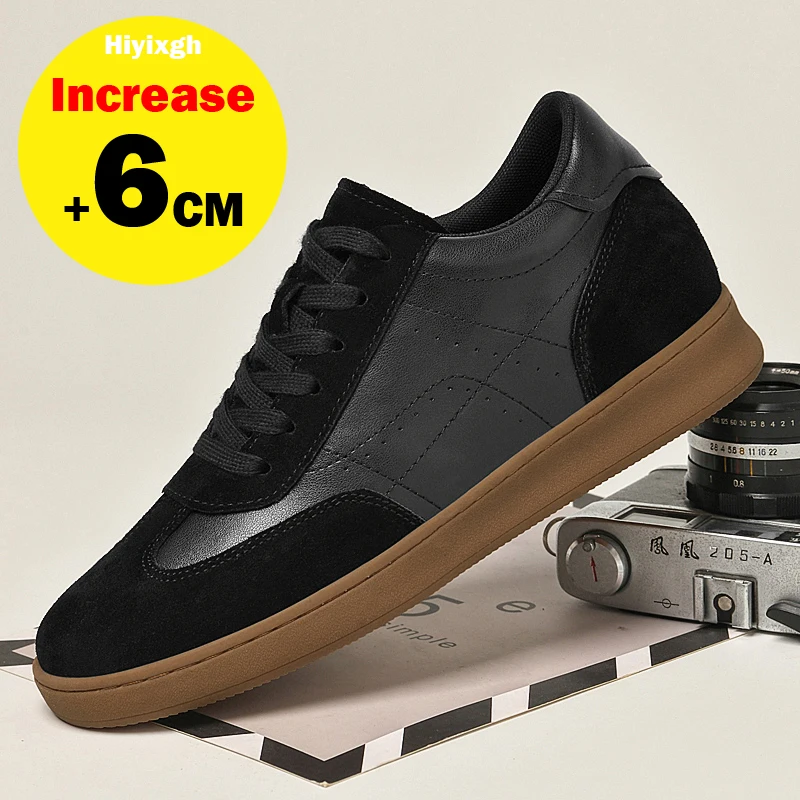 Genuine leather men's 6 cm height increasing shoes unisex retro casual sneakers non-slip comfortable lightweight lift shoes
Genuine leather men's 6 cm height increasing shoes unisex retro casual sneakers non-slip comfortable lightweight lift shoes
