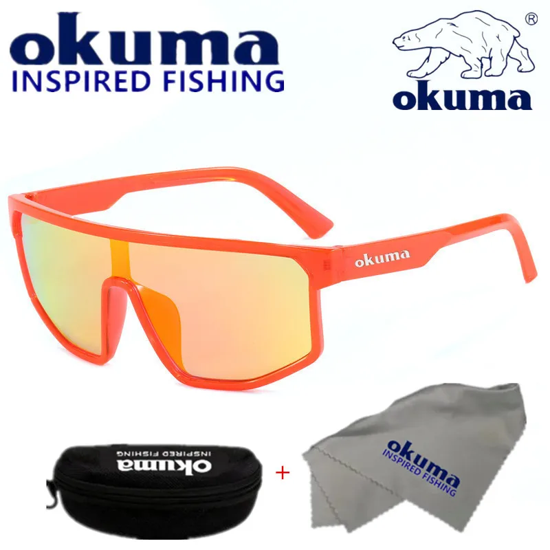 Okuma popular large frame sports cycling glasses windproof for women and men cross-border hiking and cycling sunglasses UV400 
Okuma popular large frame sports cycling glasses windproof for women and men cross-border hiking and cycling sunglasses UV400