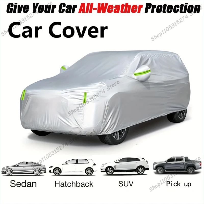 Black Full Car Cover Protection Outdoor Sunshade Dustproof Waterproof Sun Snow UV Winter Summer for SUV Sedan Auto
Black Full Car Cover Protection Outdoor Sunshade Dustproof Waterproof Sun Snow UV Winter Summer for SUV Sedan Auto